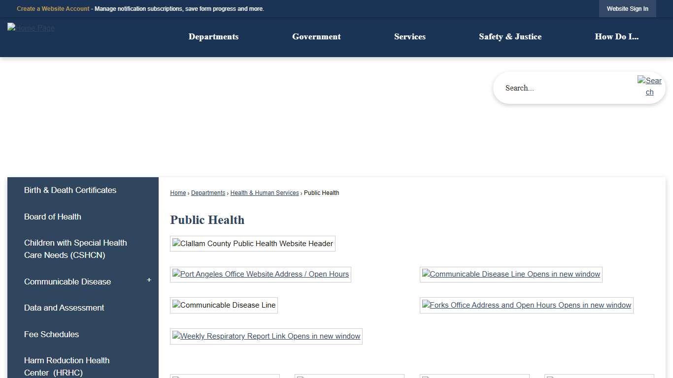 Public Health Clallam County, WA