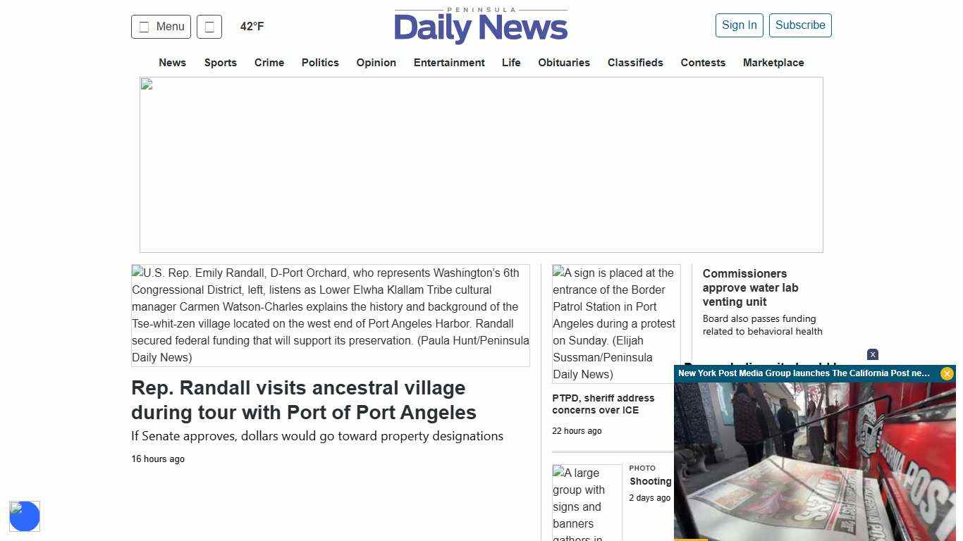 Home Peninsula Daily News